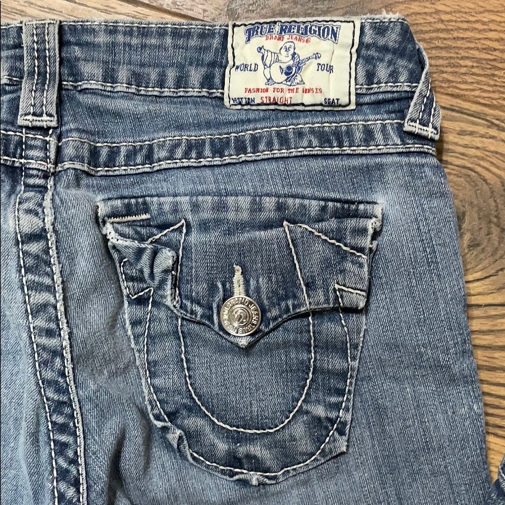 True Religion women’s pocket flap jeans